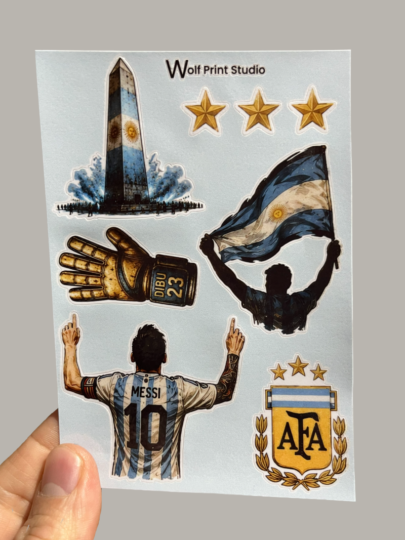 Plancha Selección Argentina 01